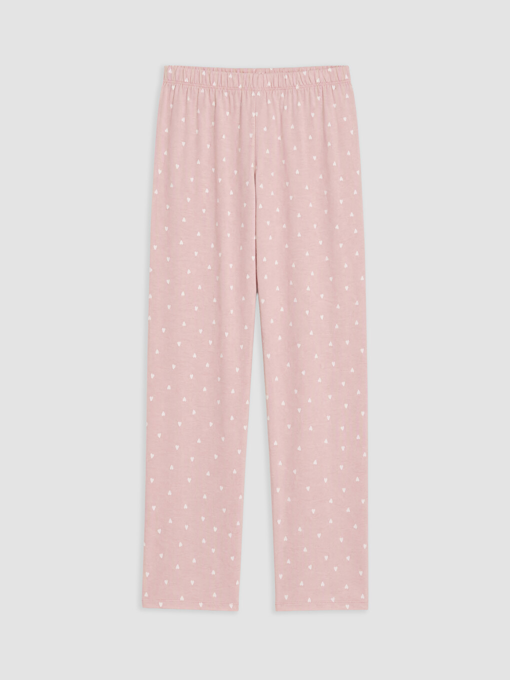 Gömlek Yaka Desenli Kadın Pijama Takım-4