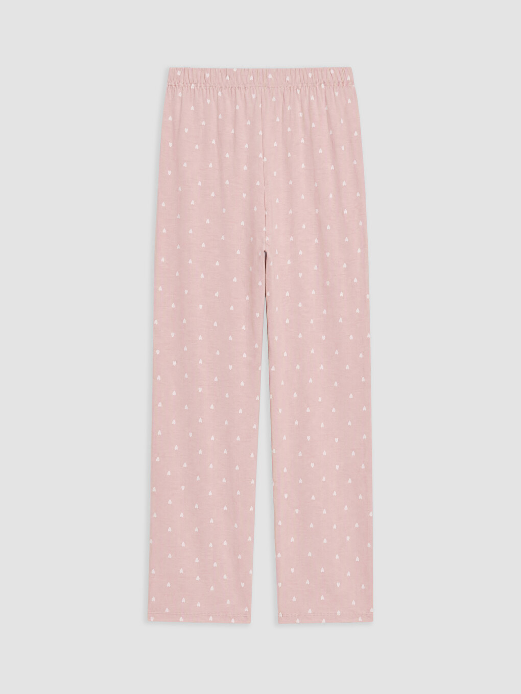 Gömlek Yaka Desenli Kadın Pijama Takım-5