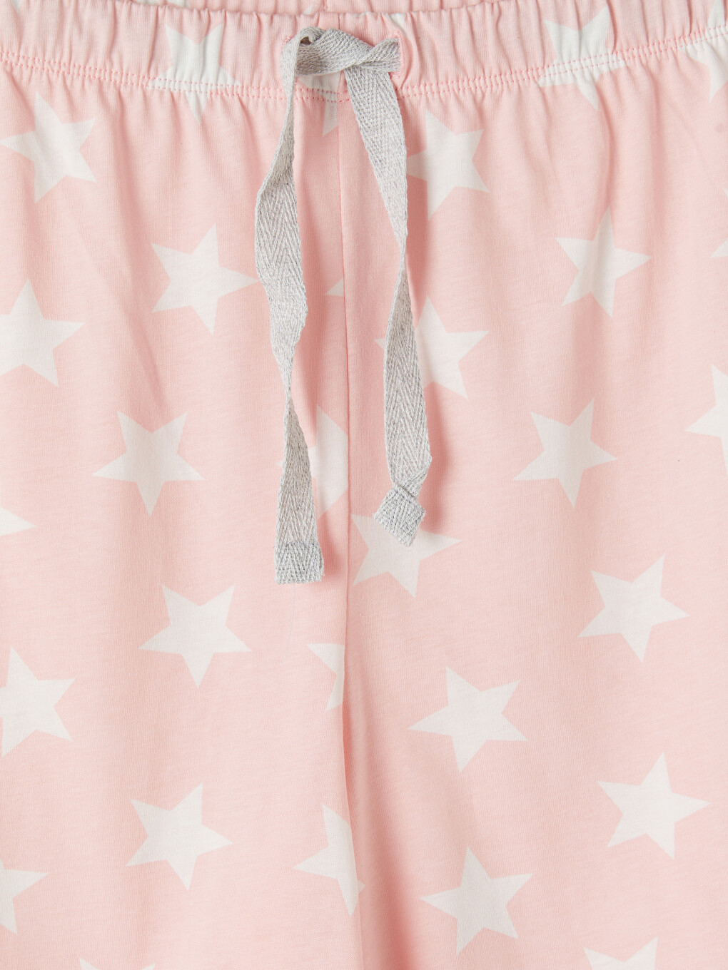 Pembe Baskılı Kadın Şortlu Pijama Takımı-9