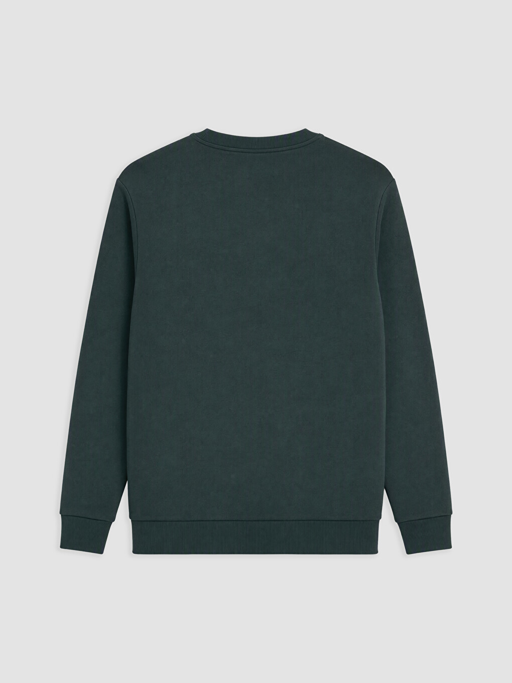 Crew Neck Embroidered Men's Thick Sweatshirt-5