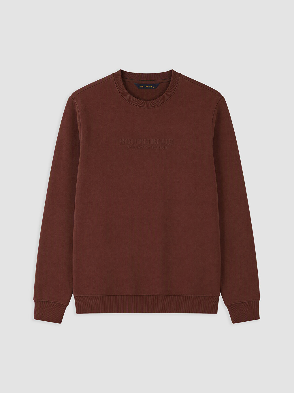 Bisiklet Yaka Kalın Erkek Sweatshirt