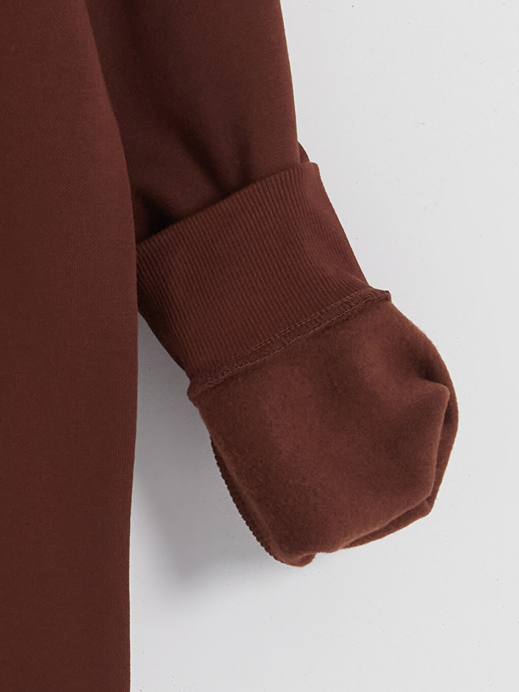 Bisiklet Yaka Kalın Erkek Sweatshirt-3
