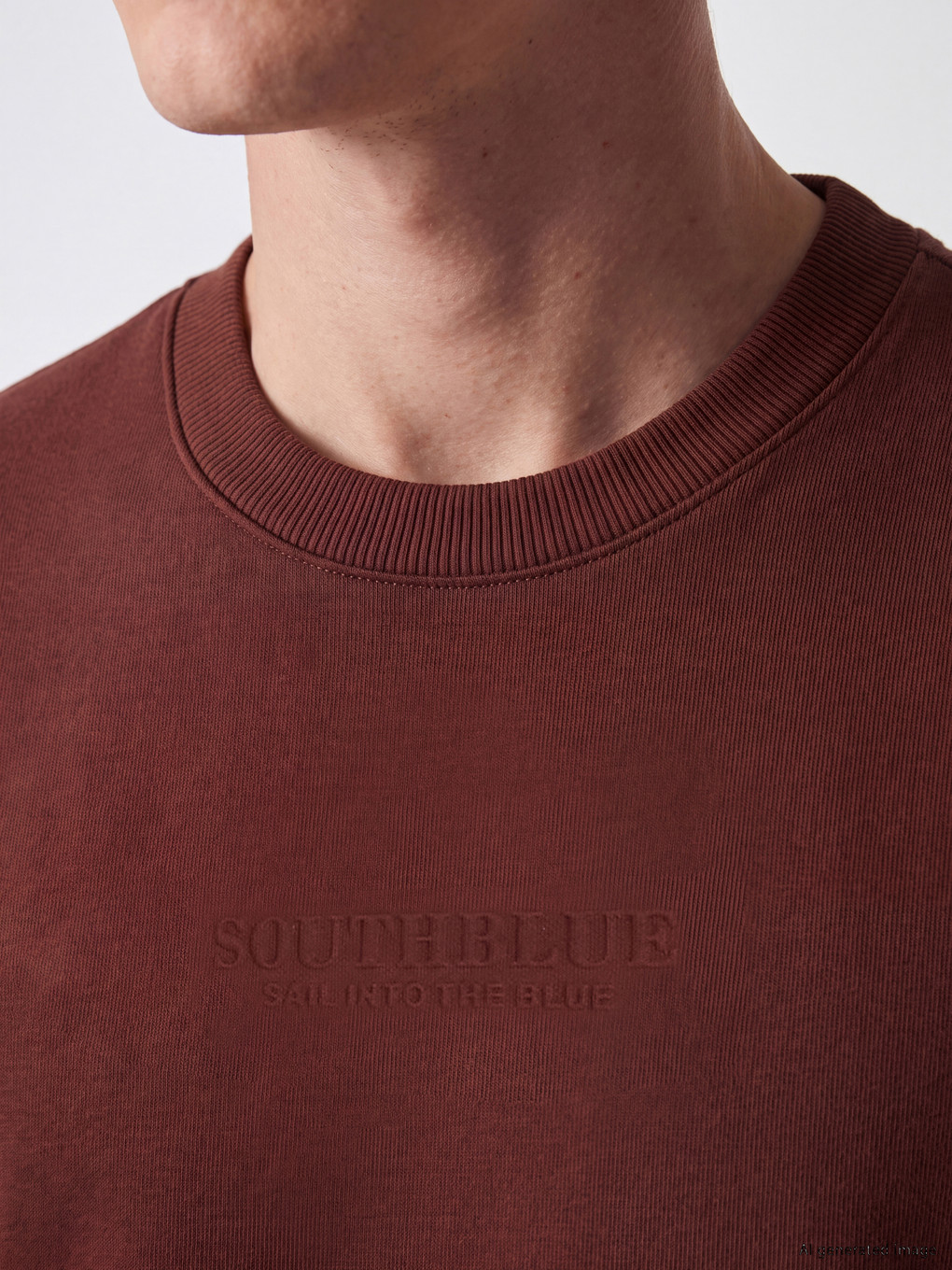 Crew Neck Thick Men's Sweatshirt-2