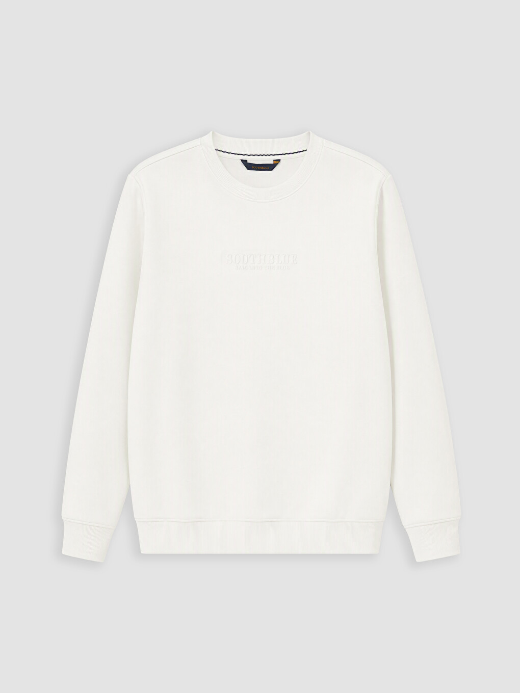 Sweat-shirt Épais À Col Rond Brodé Pour Homme-4