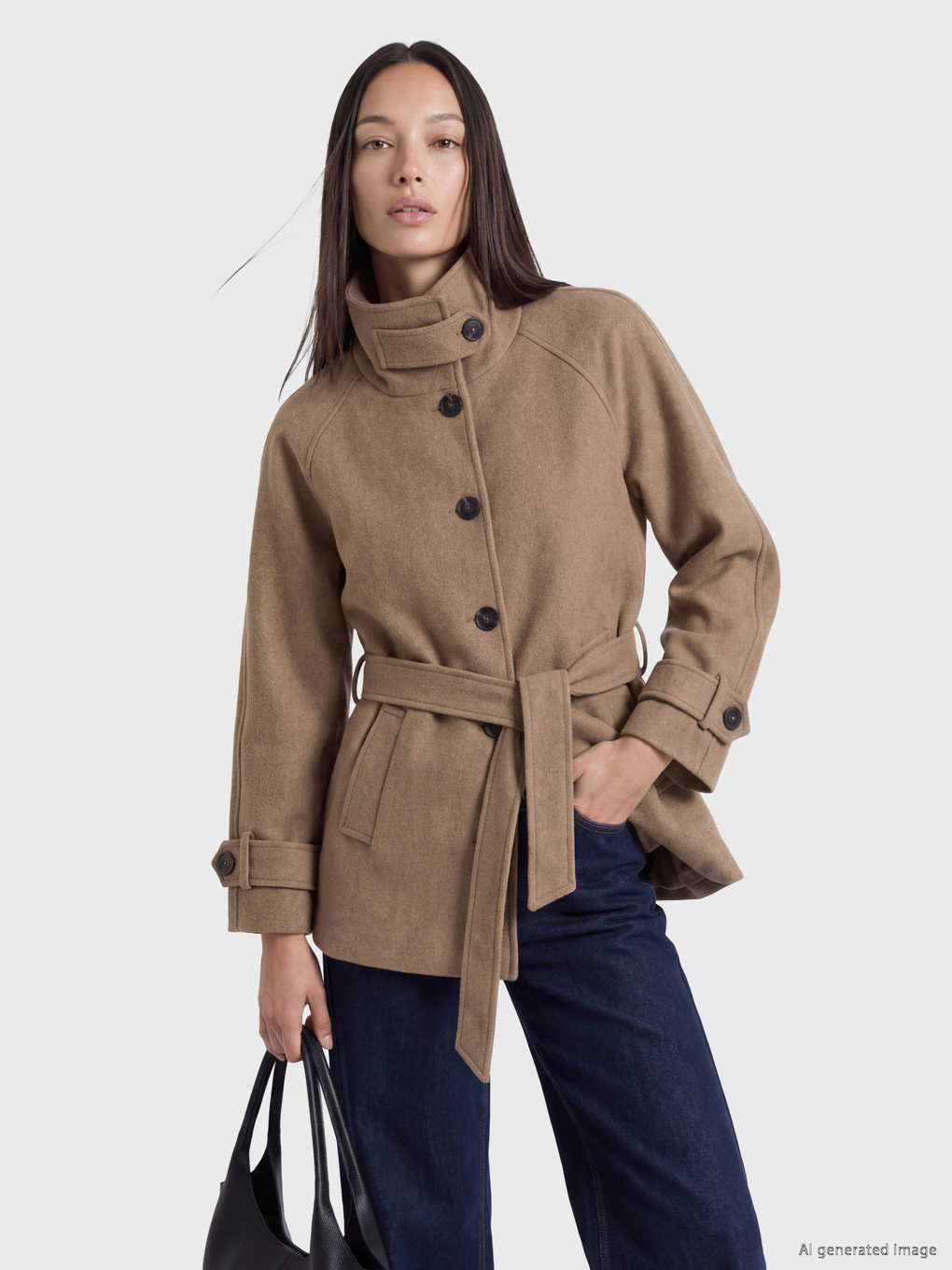Mock Neck Women's Cachet Coatigan
