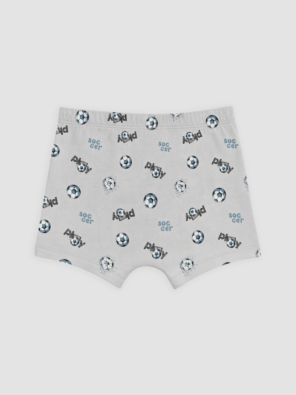 Gri Baskılı Erkek Çocuk Boxer-1