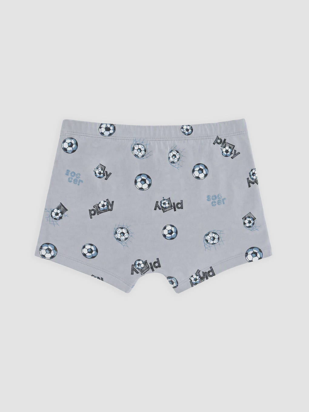 Gri Baskılı Erkek Çocuk Boxer-1