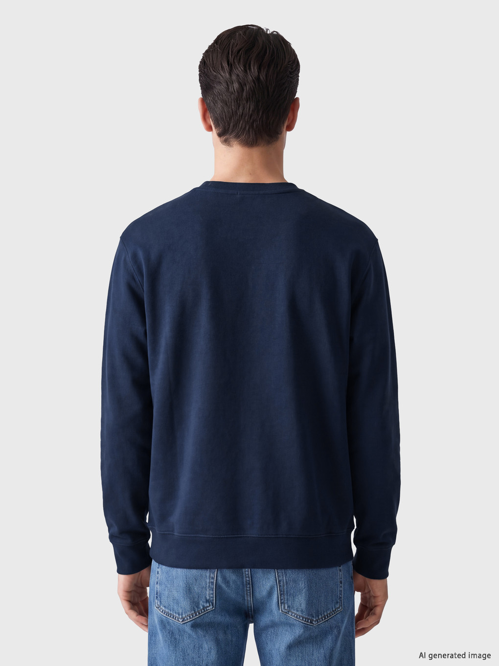 Crew Neck Men's Sweatshirt-2