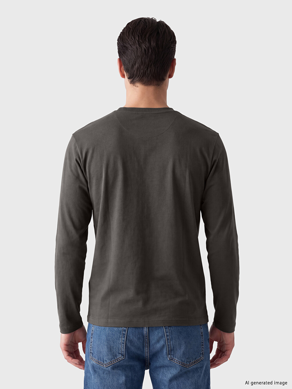 Crew Neck Printed Men's Sweatshirt-2
