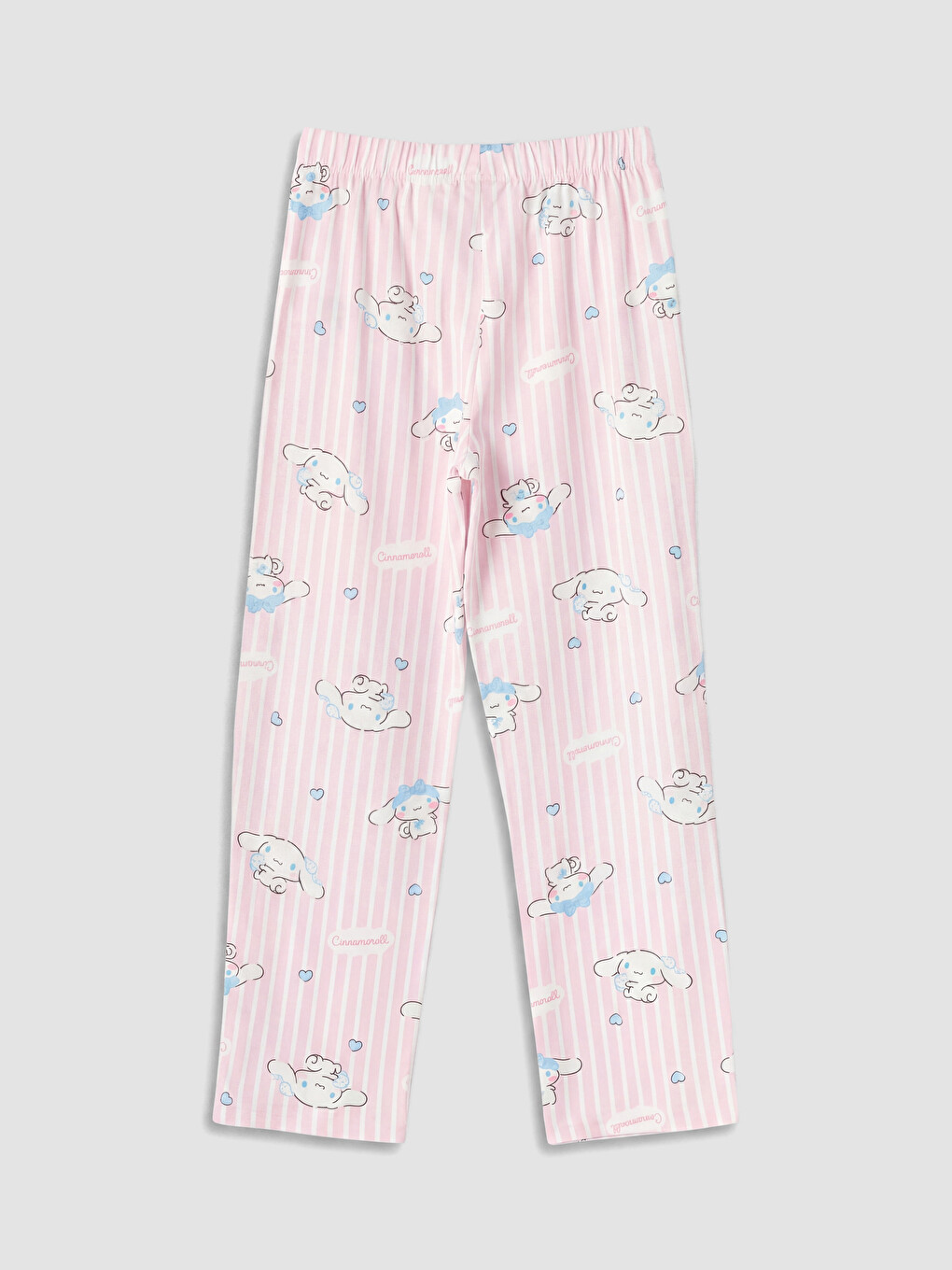 Mavi Cinnamoroll Baskılı Kız Çocuk Pijama Takımı-4