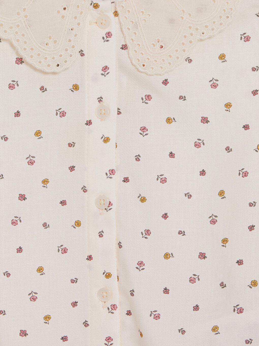 Baby Girl Ecru Shirt-4
