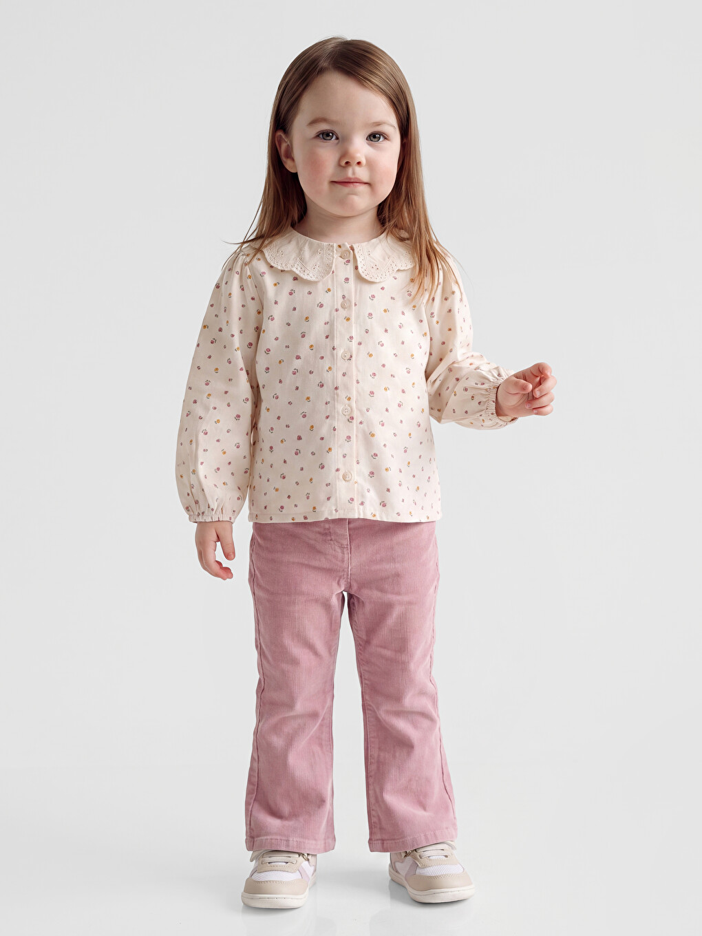 Baby Girl Ecru Shirt-1