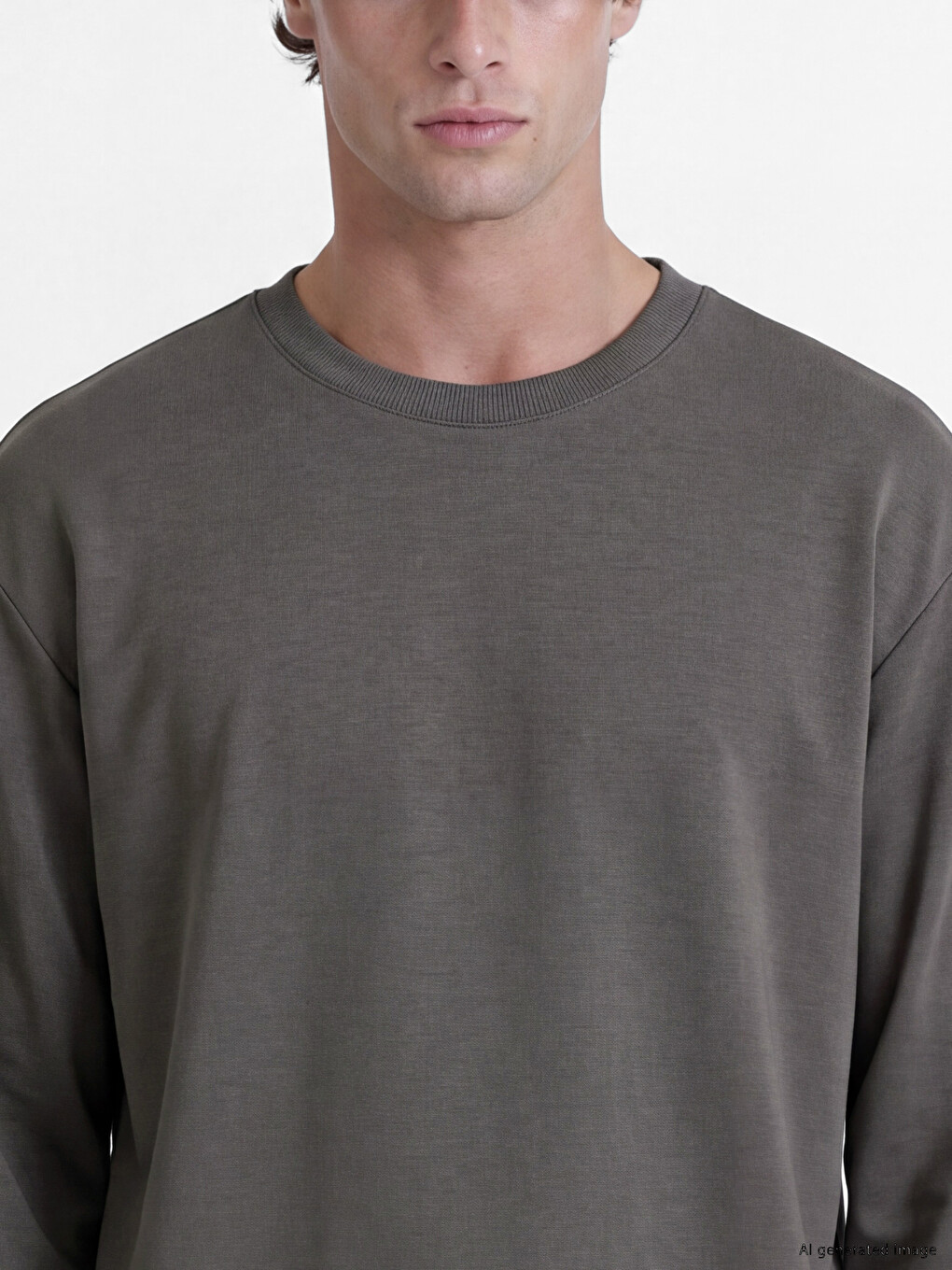 Crew Neck Men's Sweatshirt-2