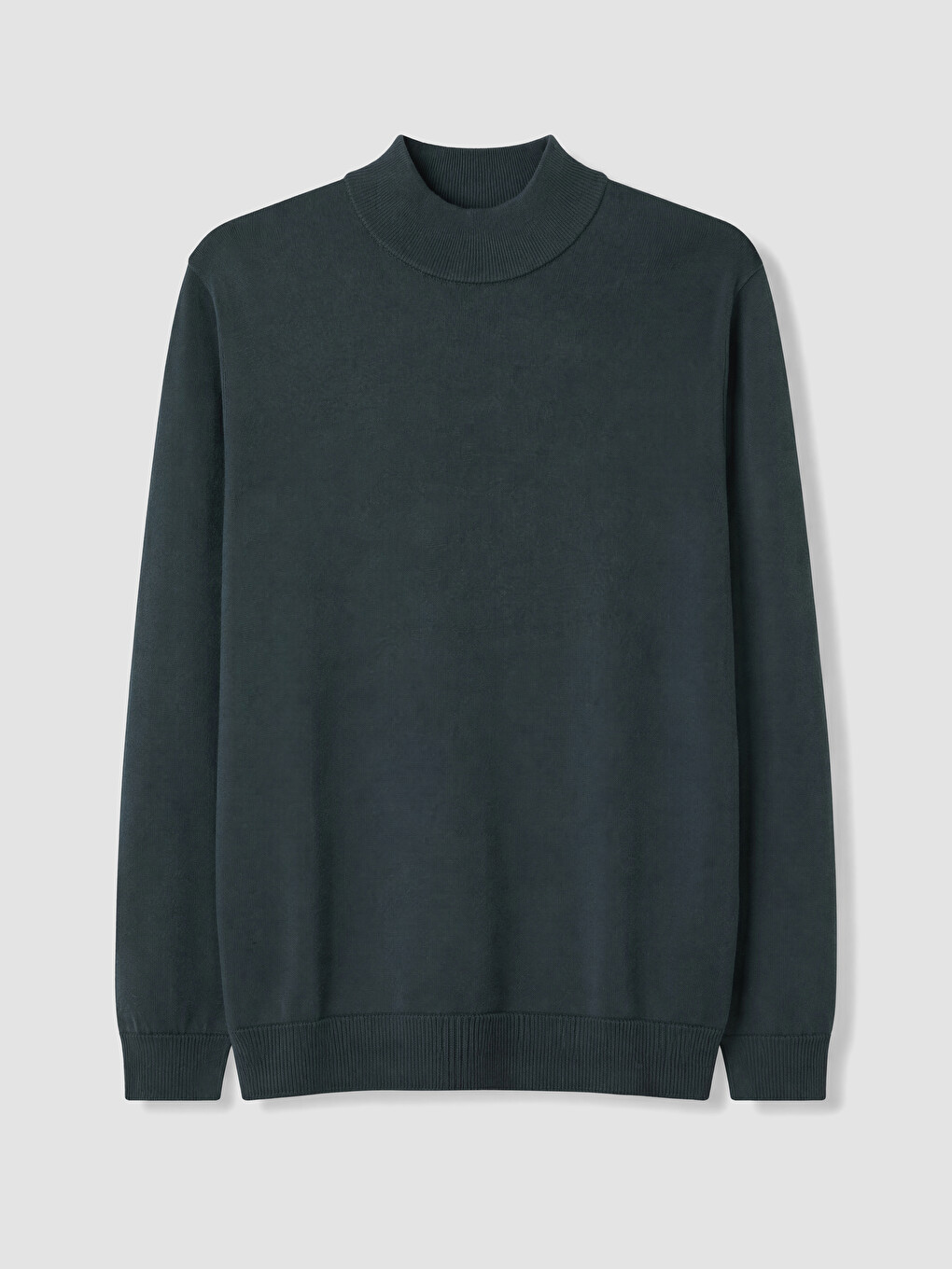 Mock Neck Men's Knitwear Sweater-4