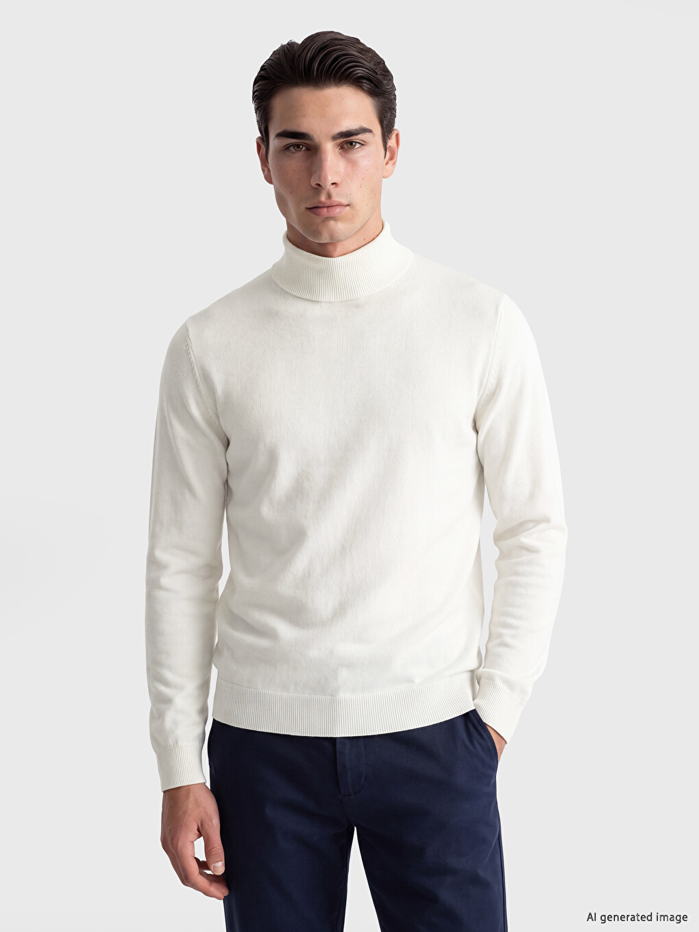Man White Sweater