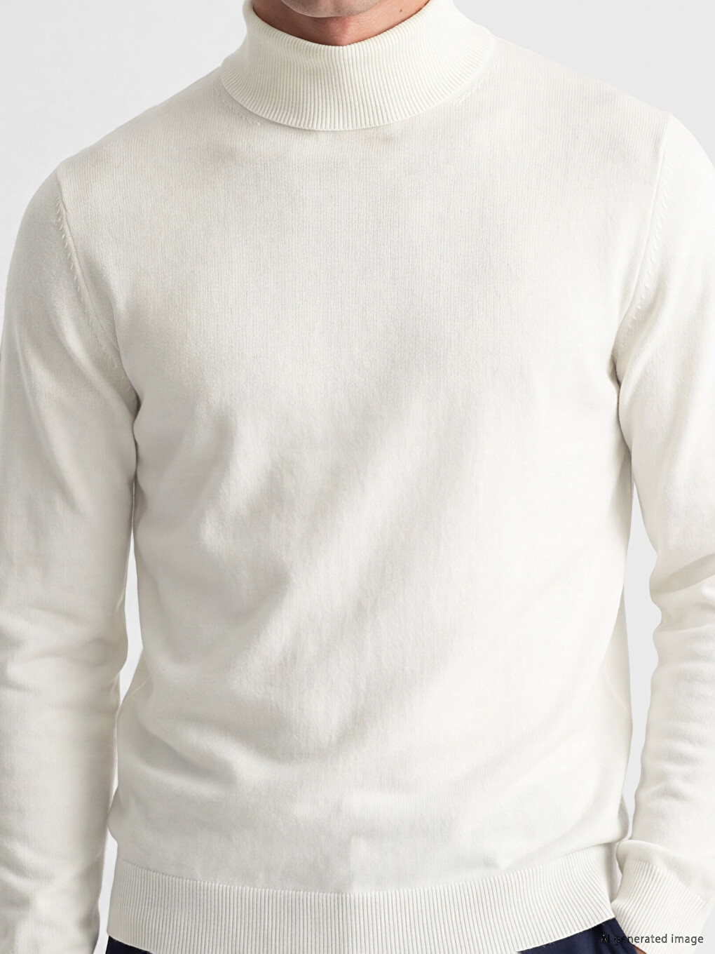Man White Sweater-2