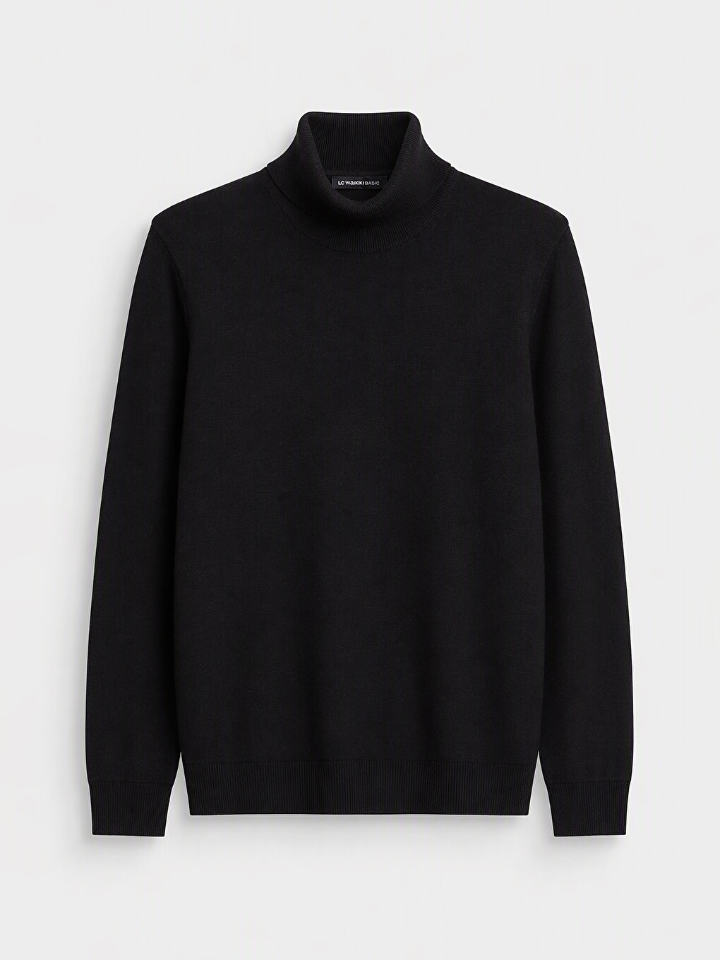 Pulover Tricotat Mock Neck Bărbați