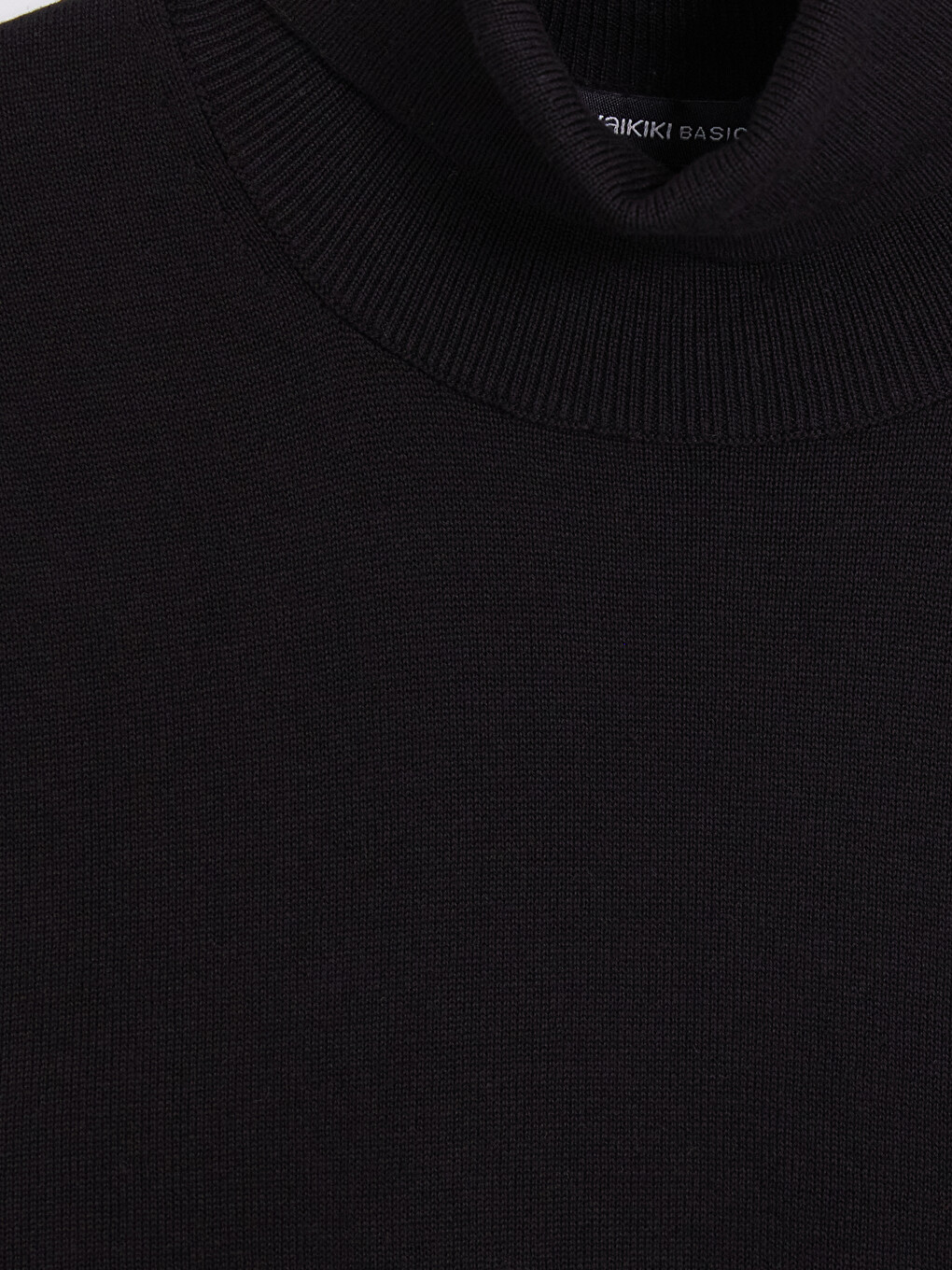 Pulover Tricotat Mock Neck Bărbați-1