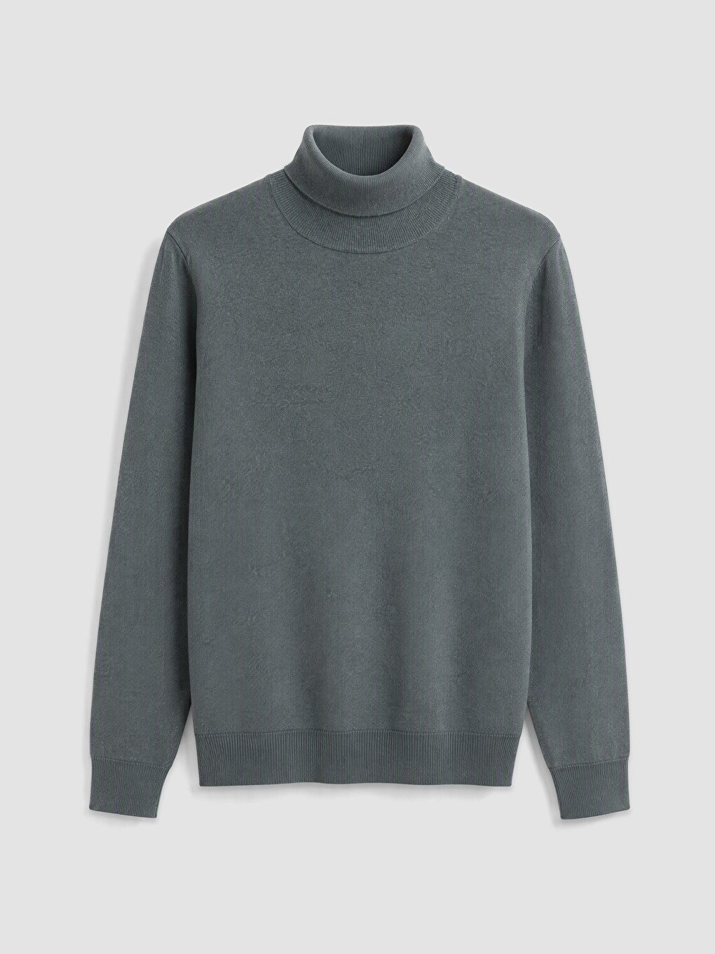 Mock Neck Men's Knitwear Sweater