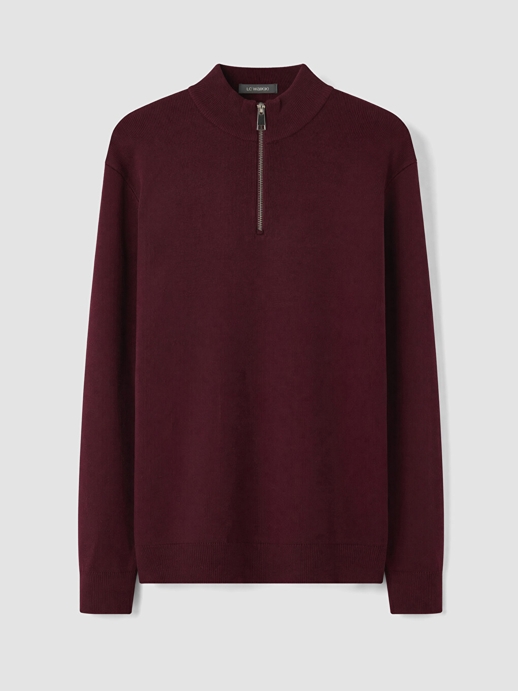 Mock Neck Men's Knitwear Sweater-4