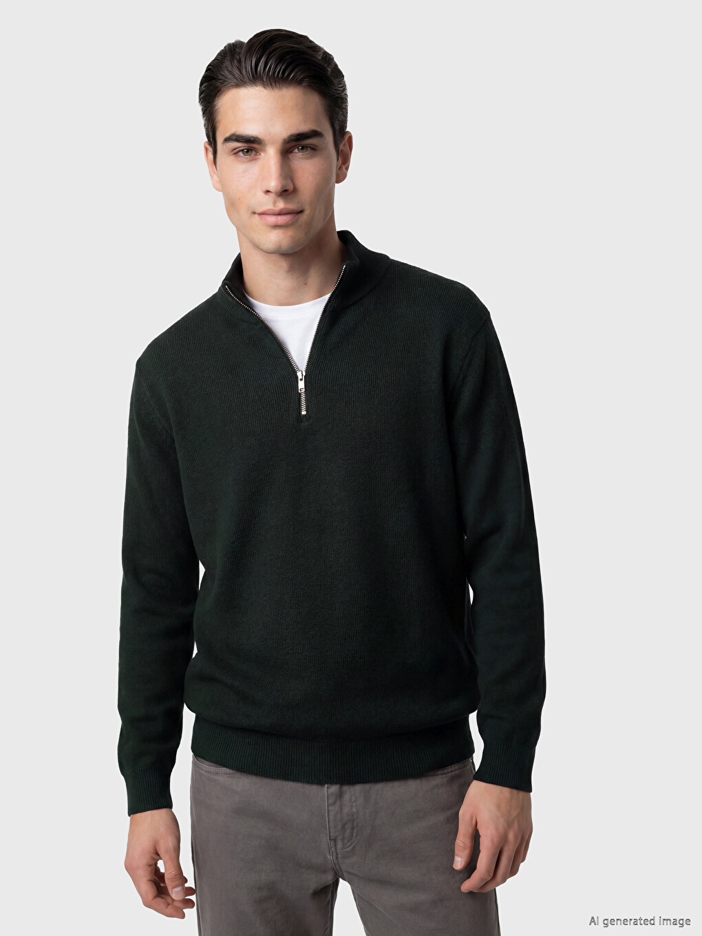 Man Green Sweater