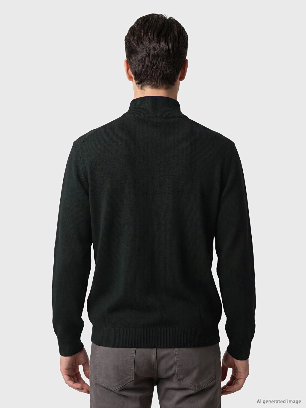 Man Green Sweater-3