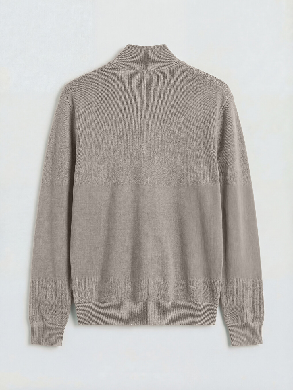 Pulover Tricotat Mock Neck Bărbați-5