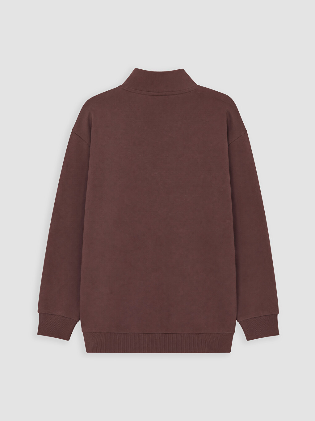 Mock Neck Nyc Printed Boys' Thick Sweatshirt-2