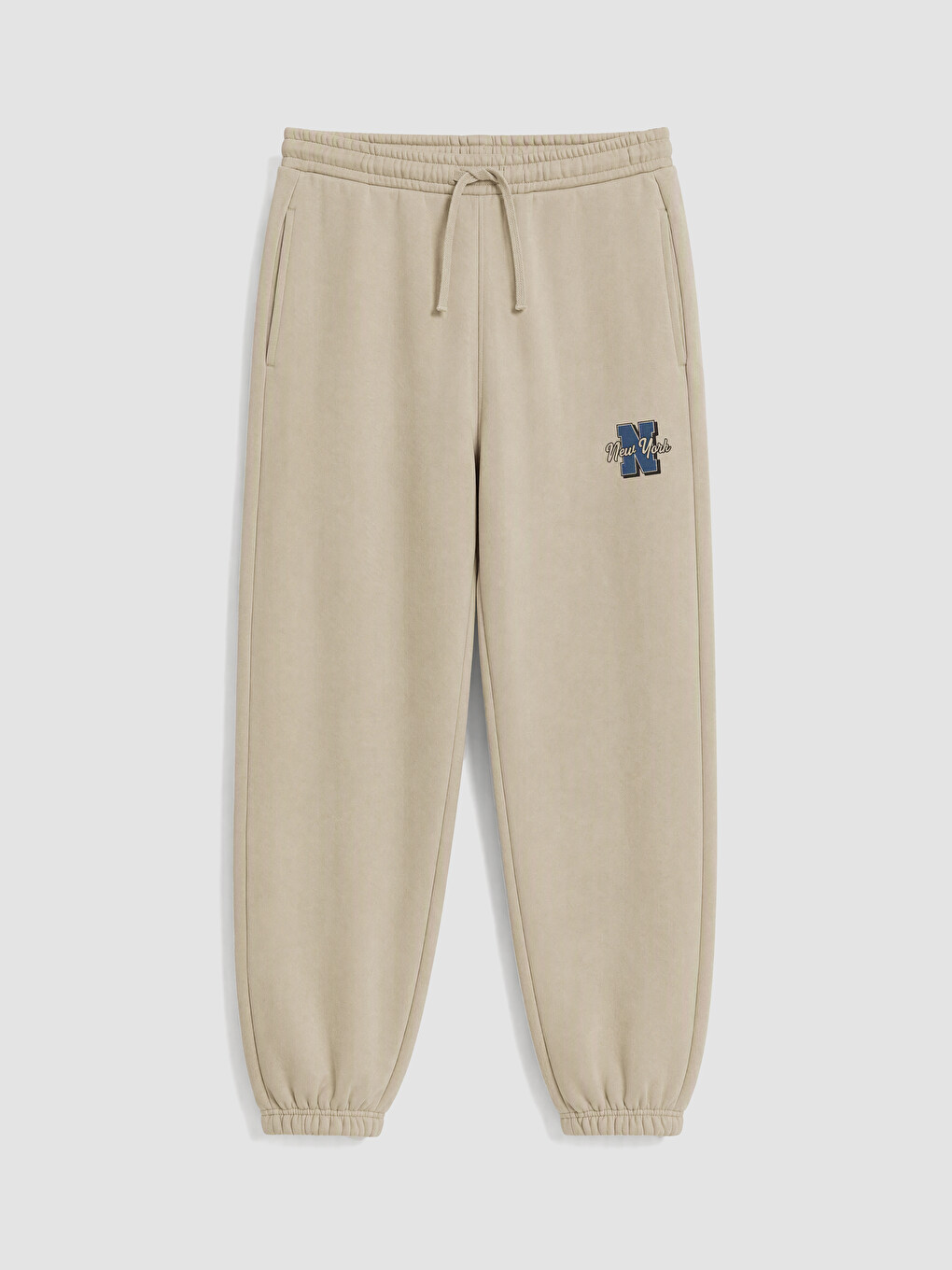Boy Beige Jogger Sweatpants
