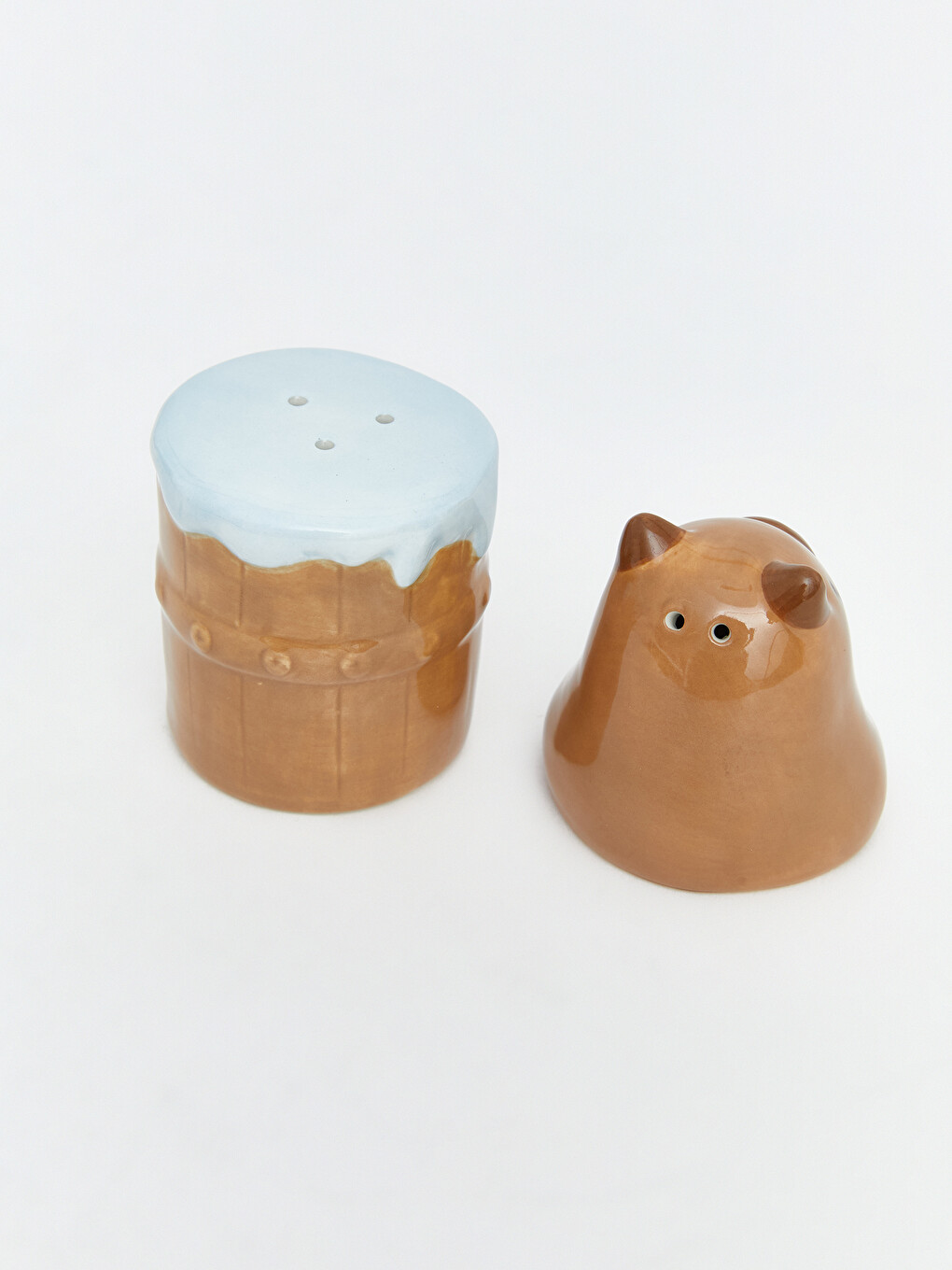 Animal Figured Ceramic Salt Shaker And Pepper Shaker-1