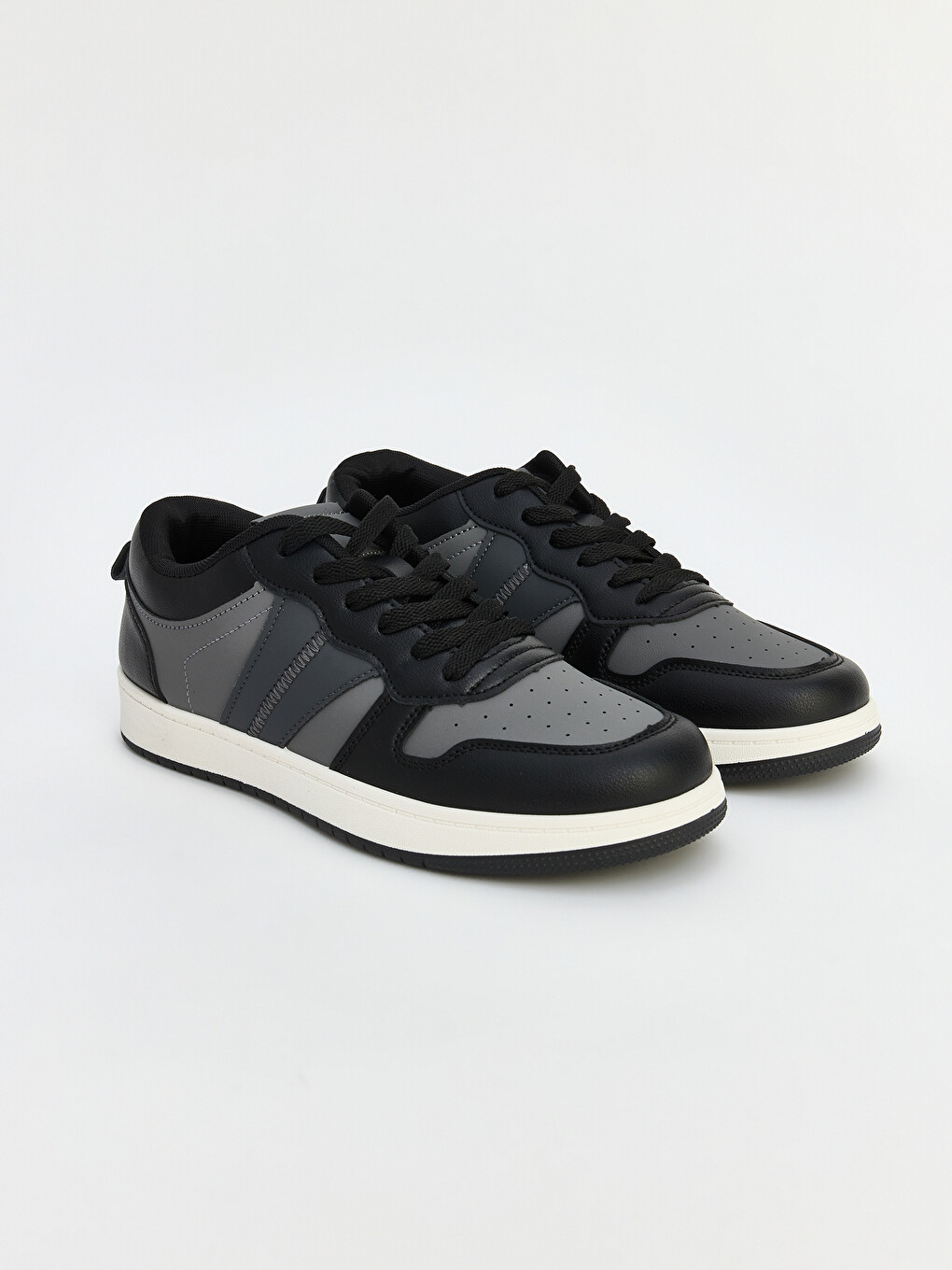 Faux Leather Men's Sneakers