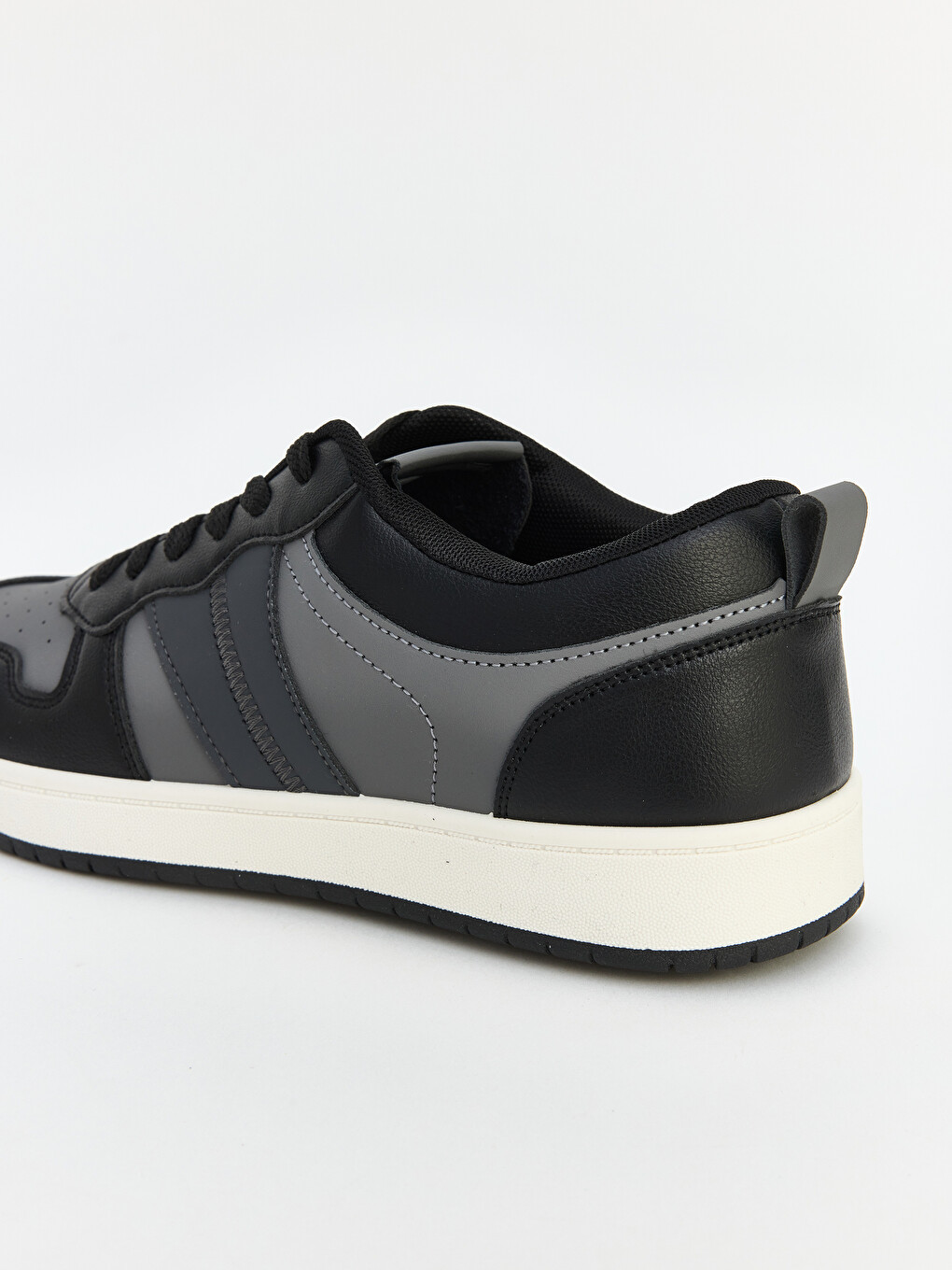 Faux Leather Men's Sneakers-4
