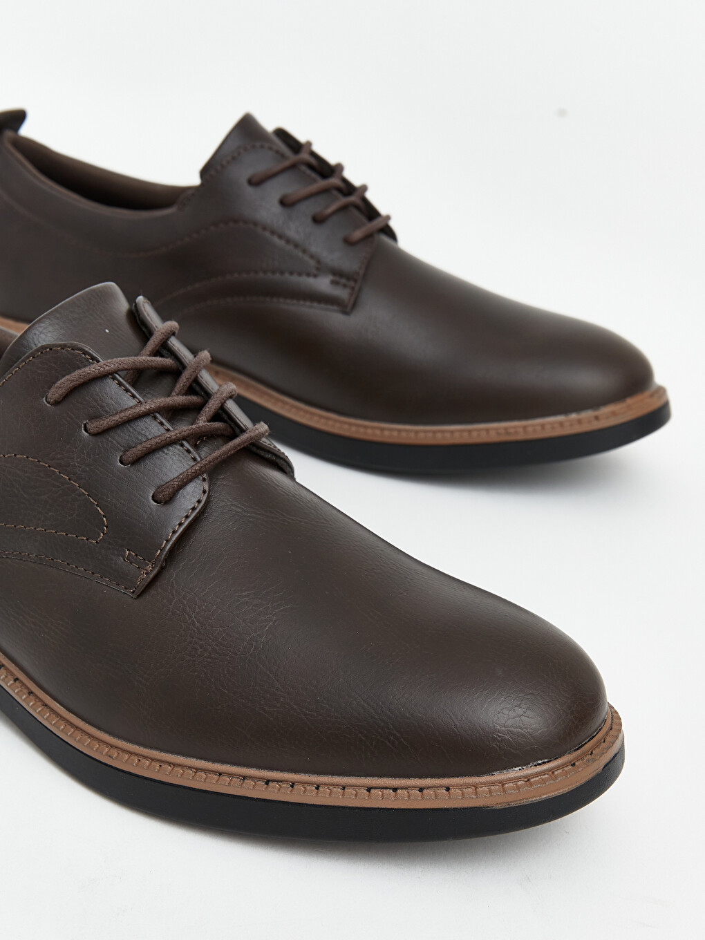 Faux Leather Men's Classic Shoes-2