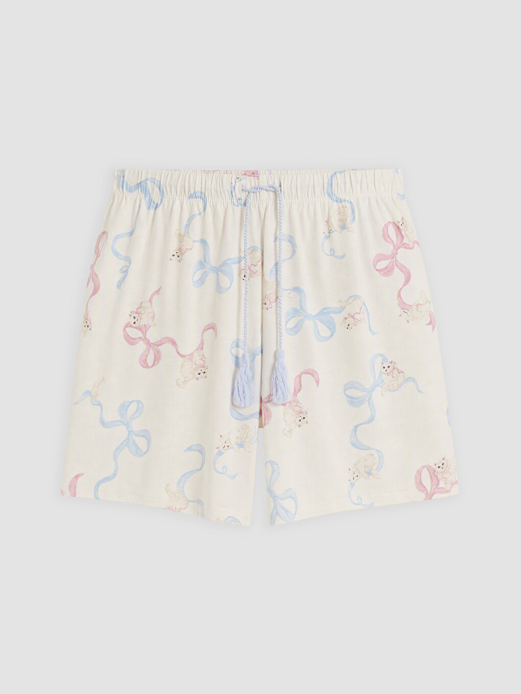 Elastic Waist Printed Women's Short Pyjama Bottoms 2 Pack-9