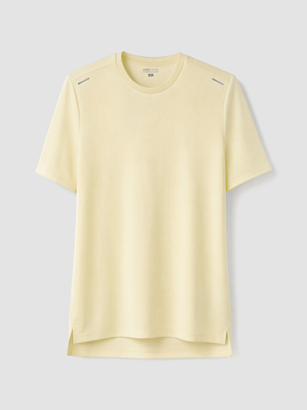 Man Yellow Sports T-shirt-4