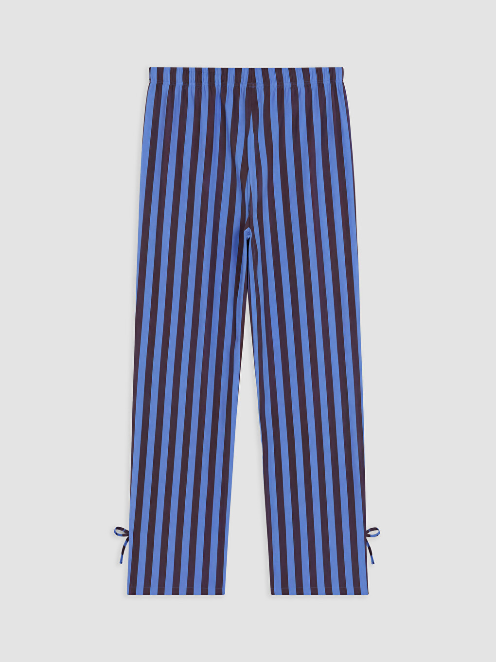 Shirt Collar Striped Women's Pyjamas Set-8