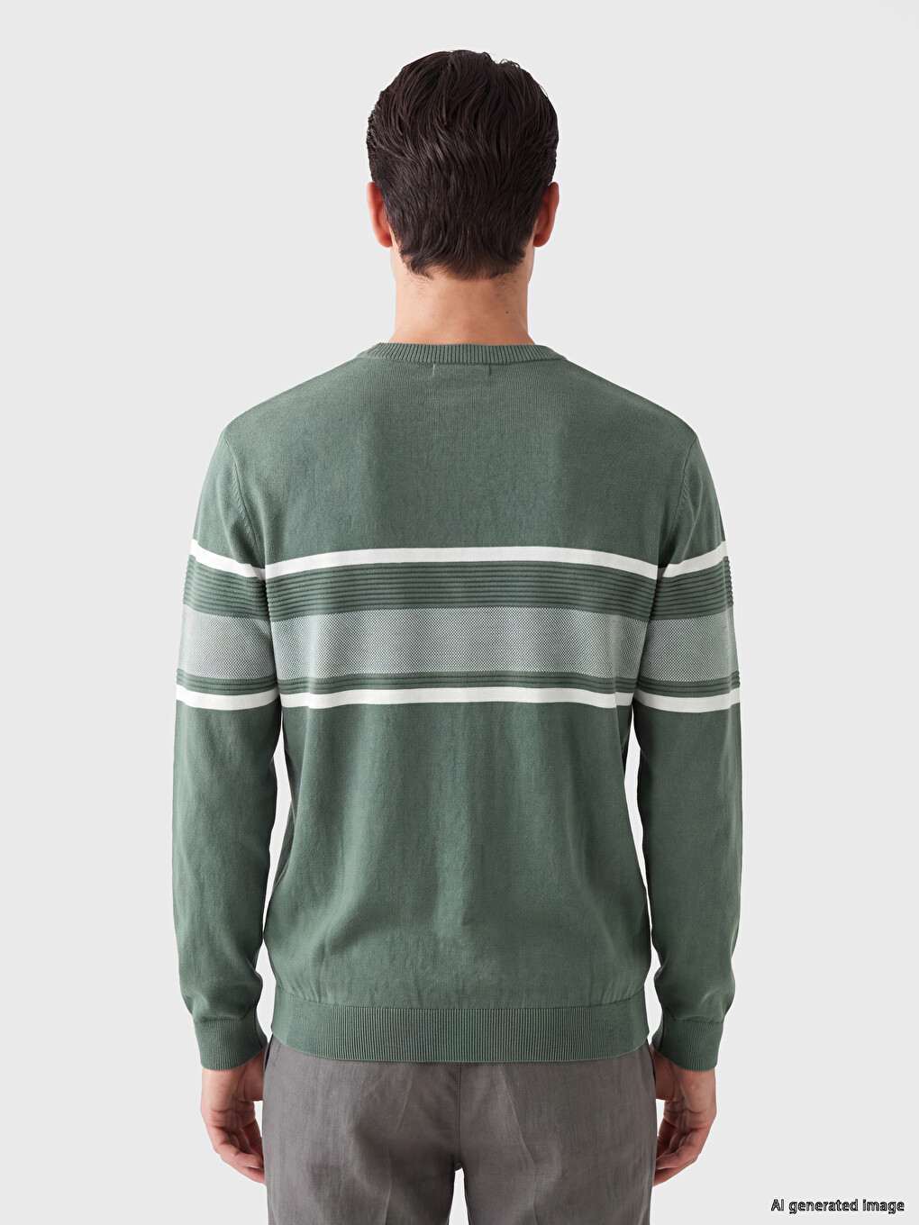 Pull-over Vert Homme-2