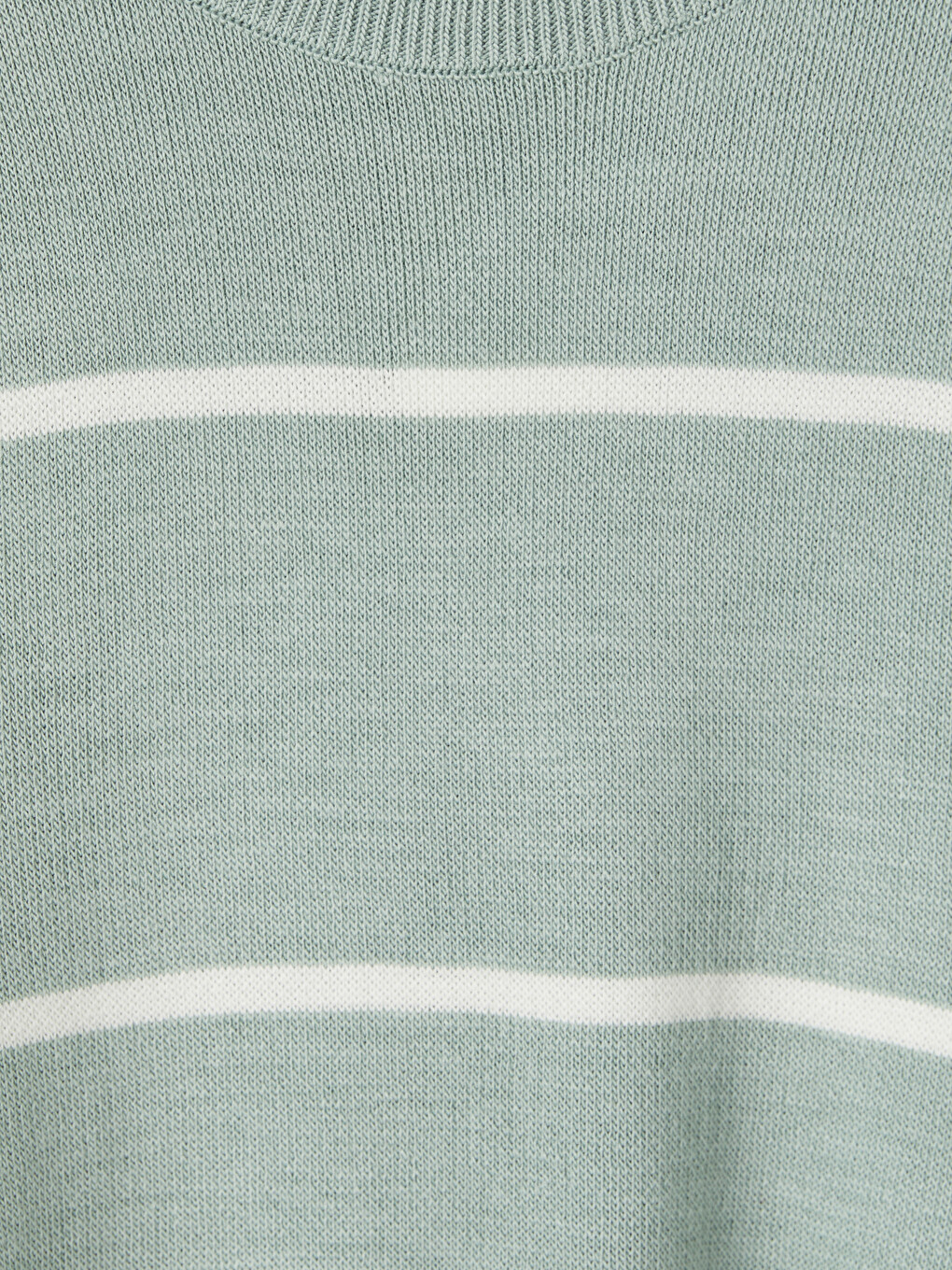Pull-over En Maille À Rayures À Col Rond Pour Homme-4