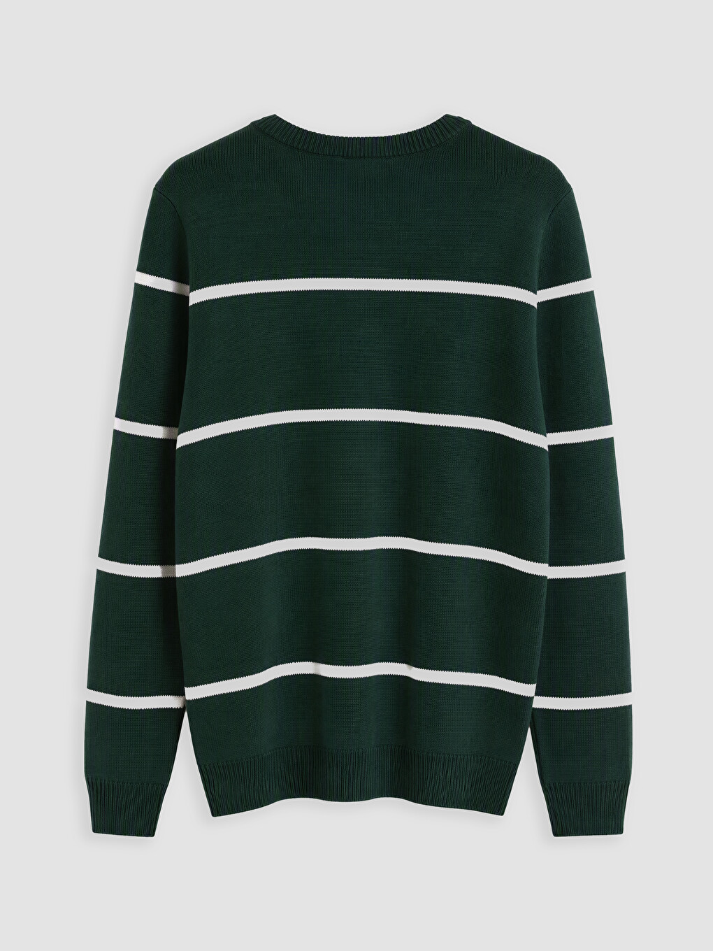 Pull-over En Tricot Rayé Pour Homme-5