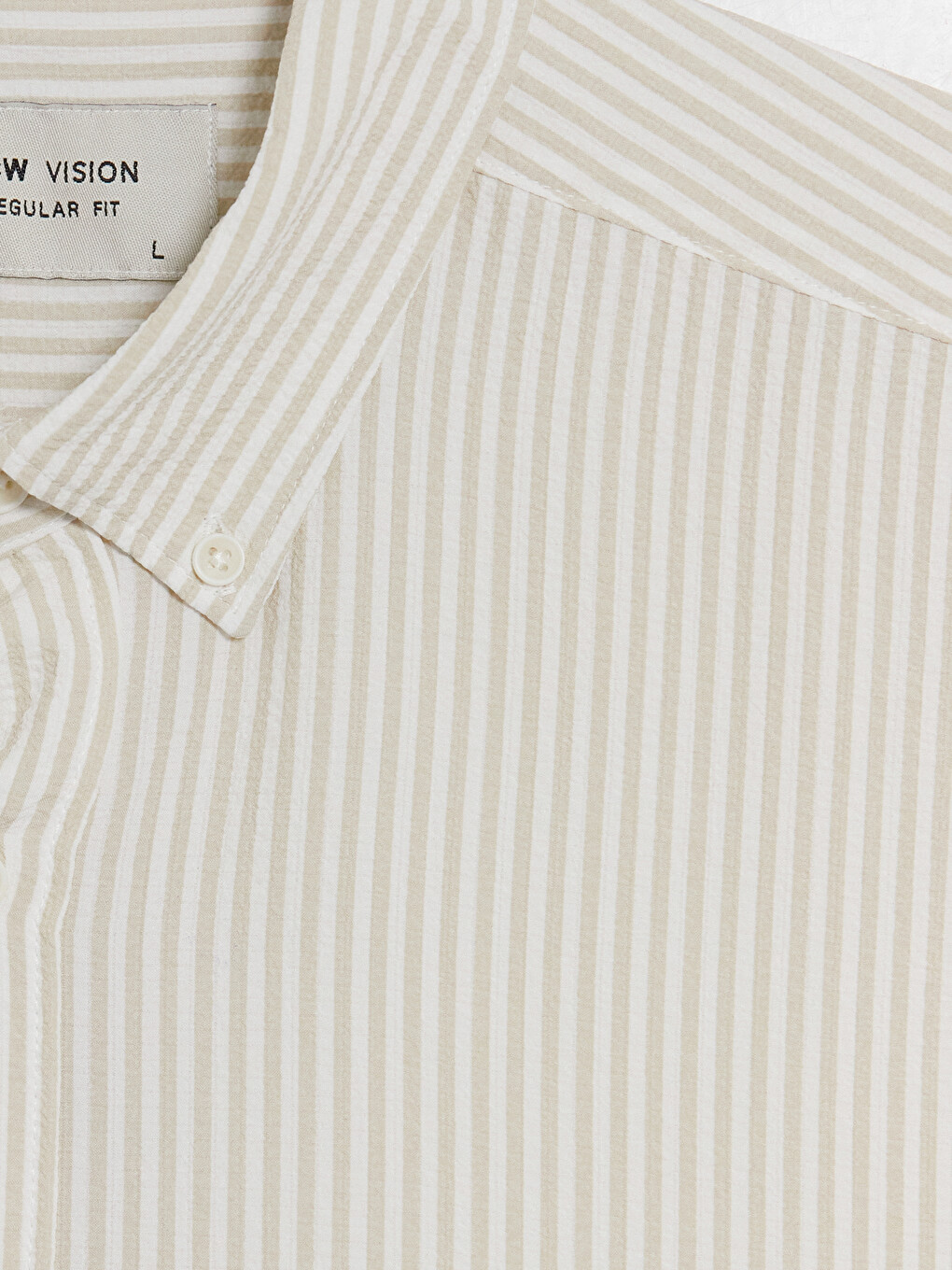 Chemise Dobby Rayée Regular Fit Pour Homme-5