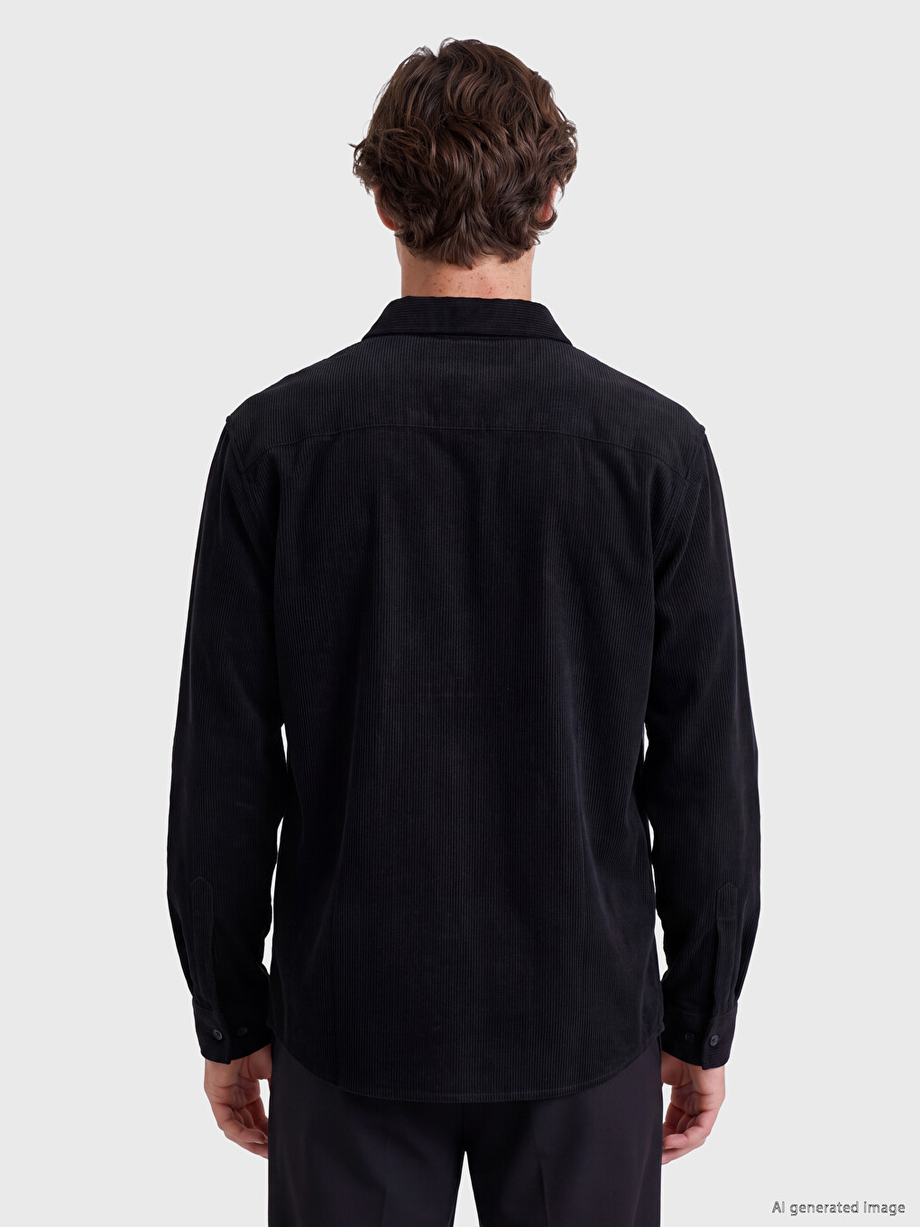 Slim Fit Textured Men's Shirt-3