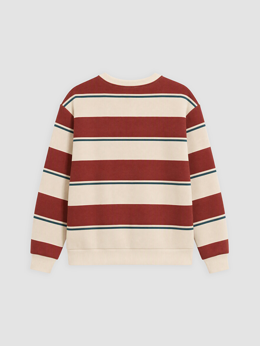 Crew Neck Striped Boys' Sweatshirt-1