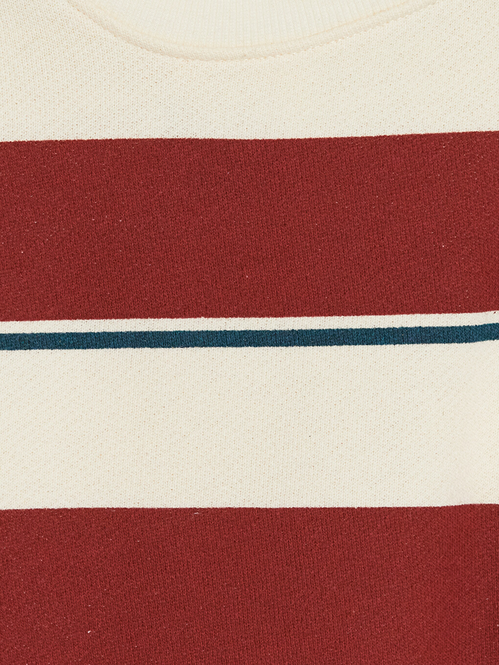 Crew Neck Striped Boys' Sweatshirt-2