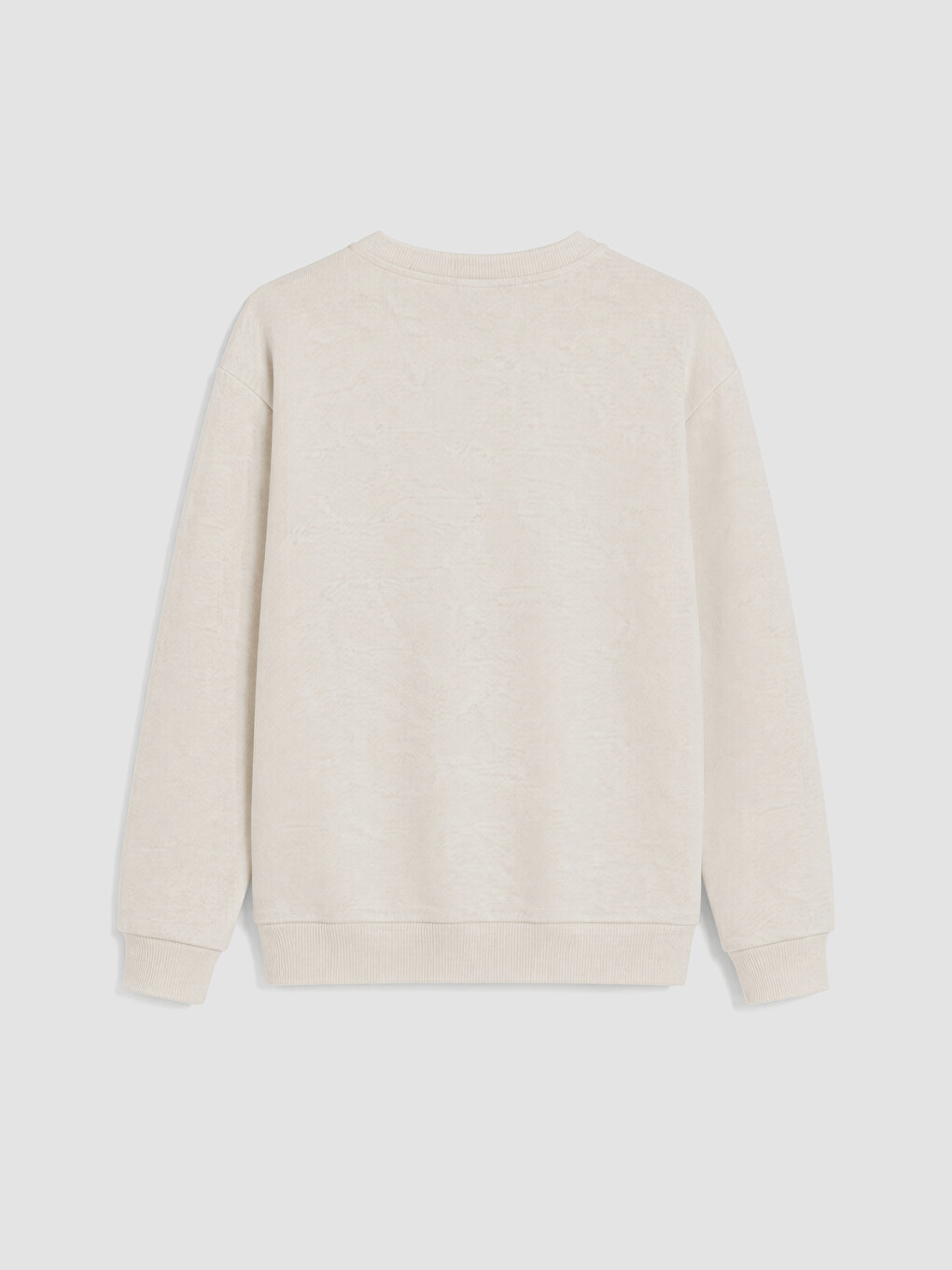 Sweatshirt کوڕان بە دوگمە و قۆڵی گەرد-3