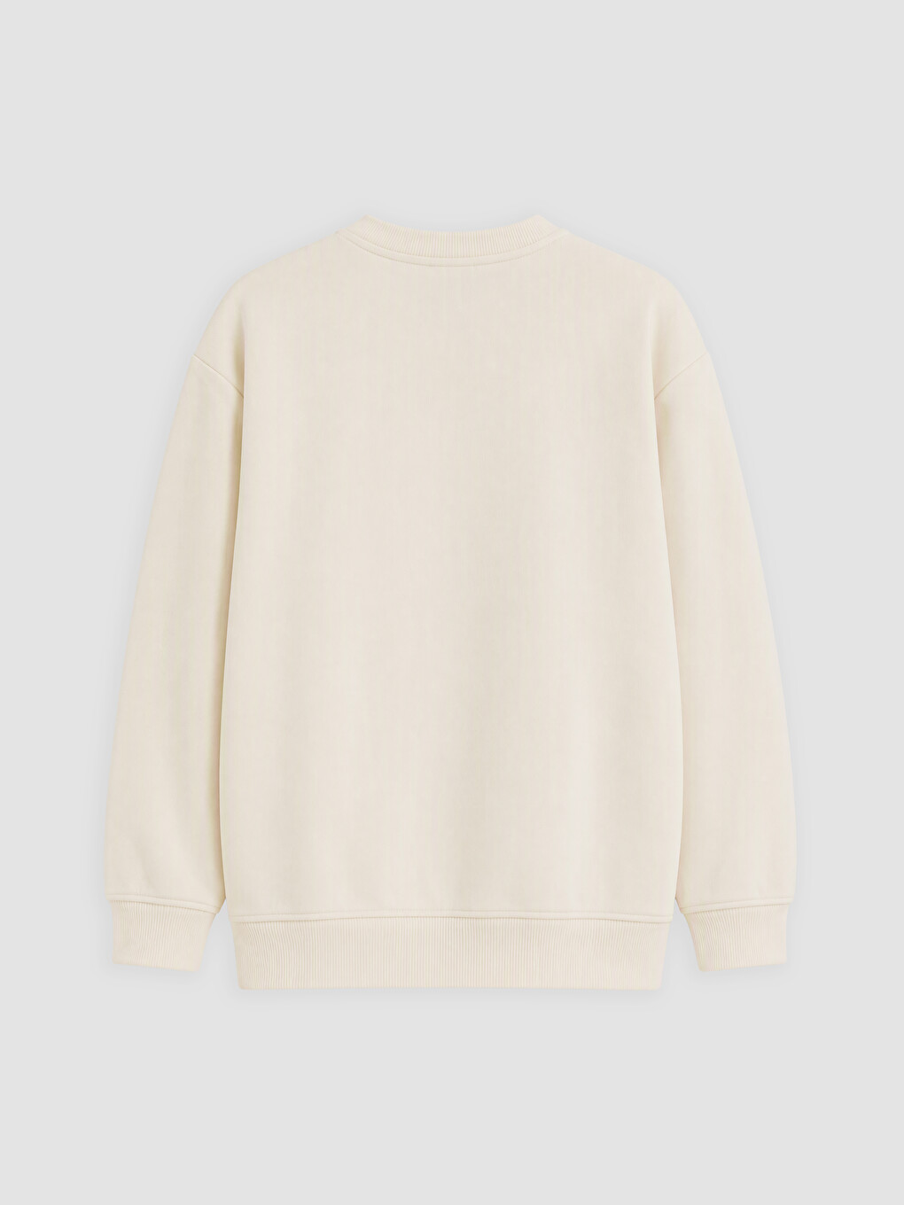 Bej Baskılı Erkek Çocuk Sweatshirt-1