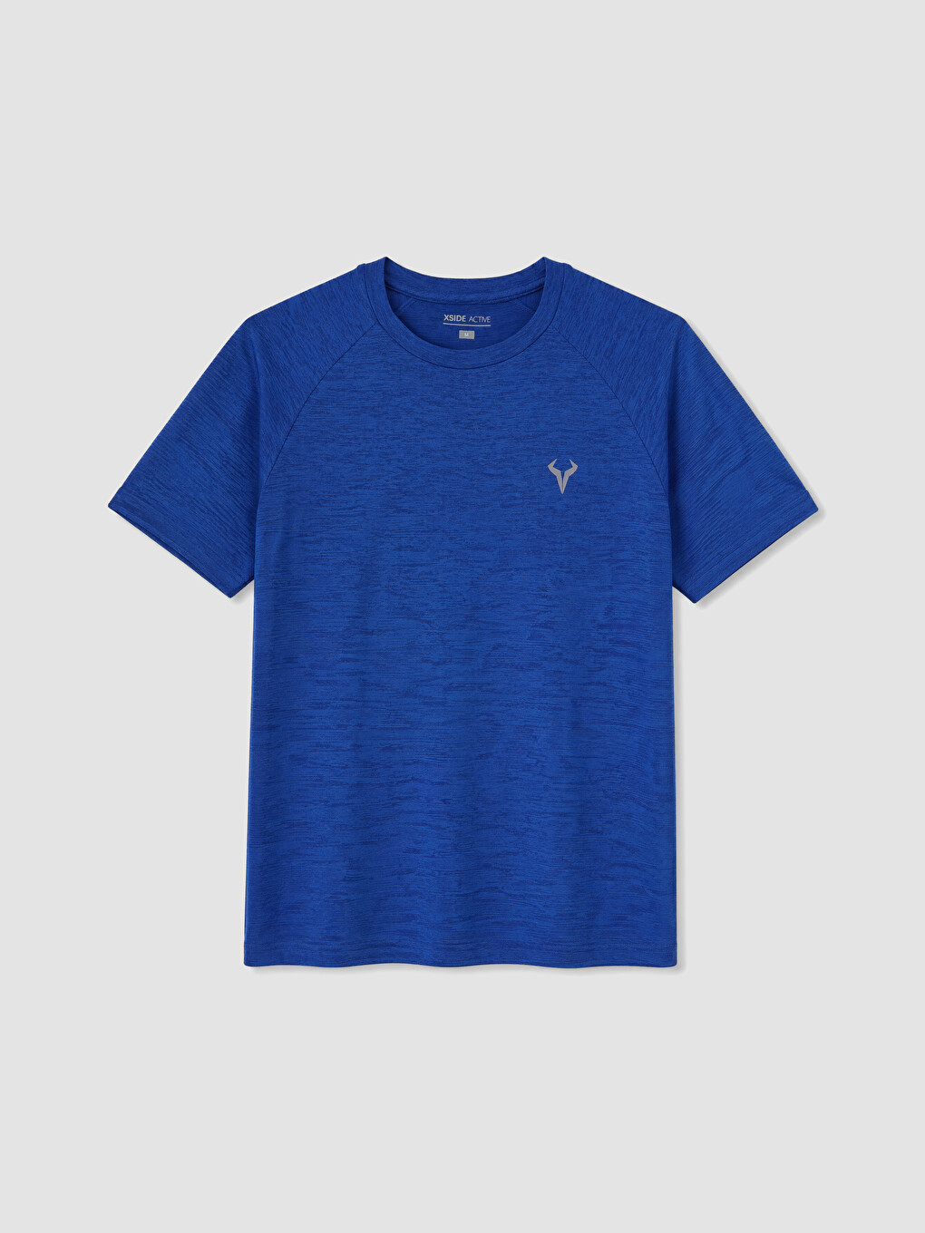 Crew Neck Logo Detailed Raglan Sleeve Men's T-shirt