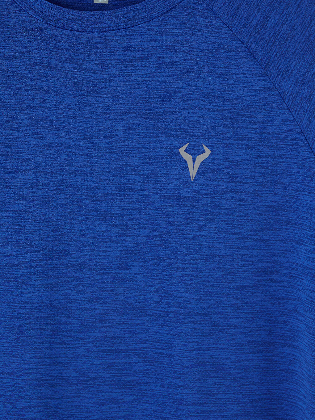 Crew Neck Logo Detailed Raglan Sleeve Men's T-shirt-1