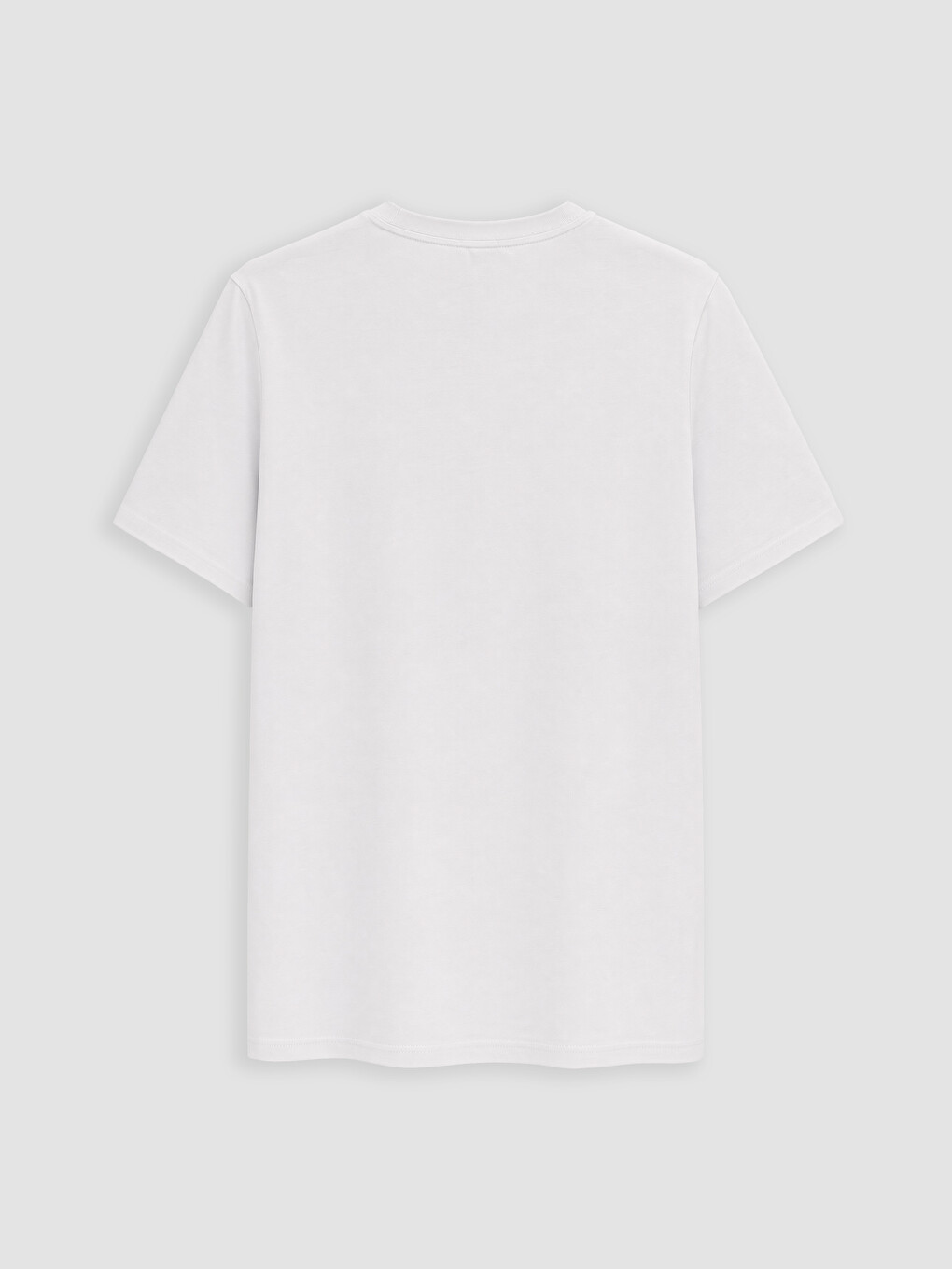Man White Sports T-shirt-2