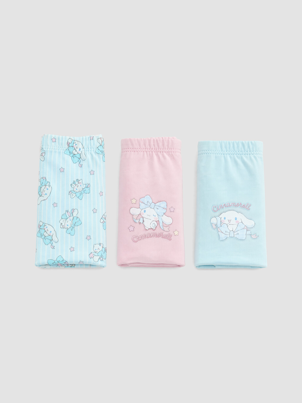Mavi Cinnamoroll Baskılı Kız Çocuk Boxer 3'lü