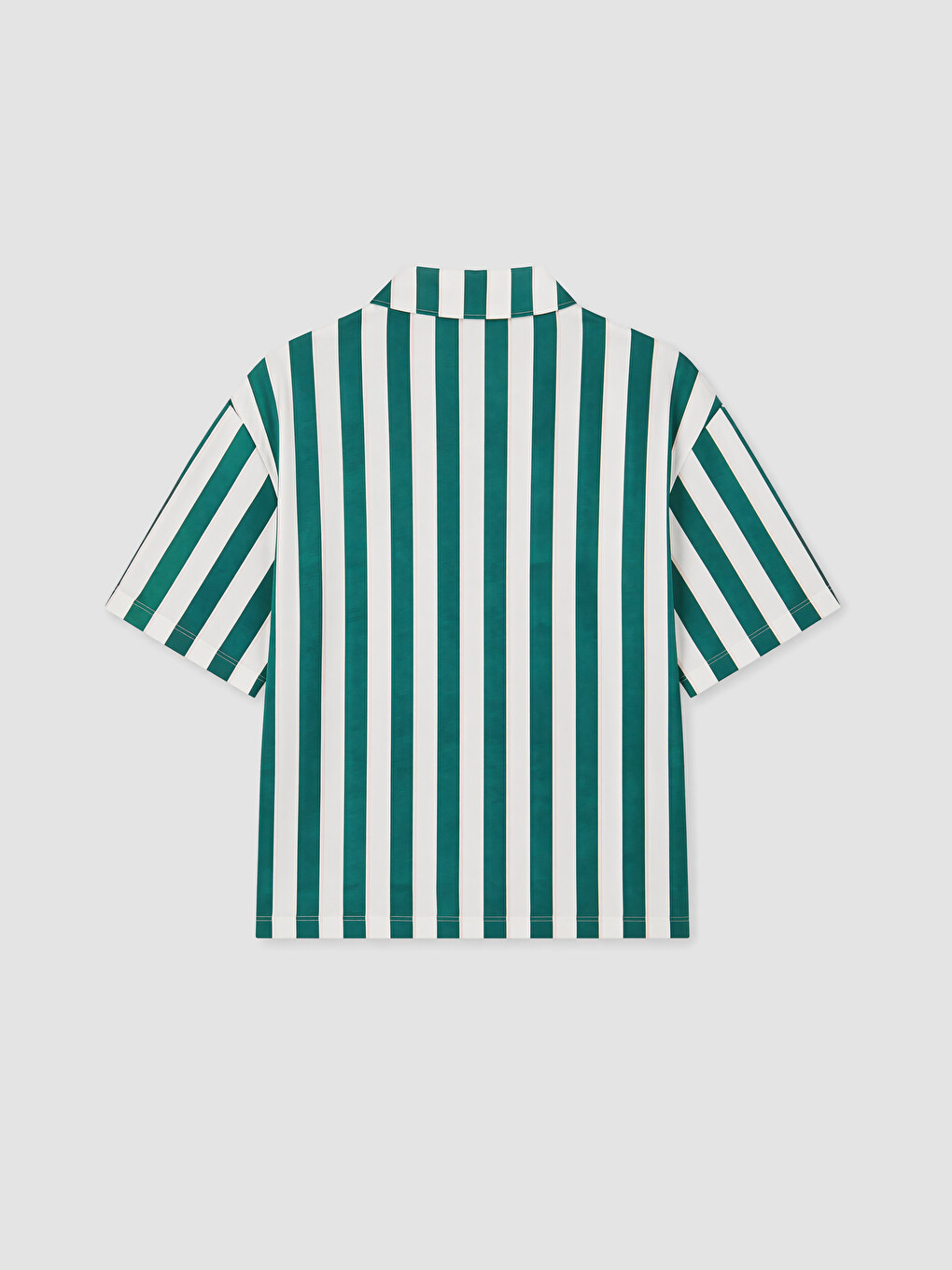 Collared Neck Striped Women's Pyjamas Set-3